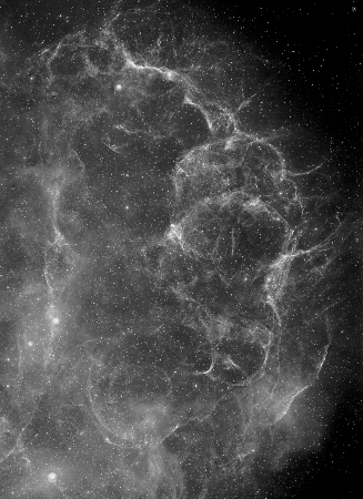 Part of Vela Supernova remnant
