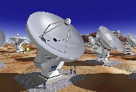 Artist's impression of ALMA. Picture Credit: ESO Artist's impression of ALMA. Picture Credit: ESO