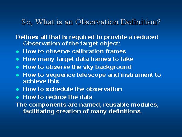 observation report definition
