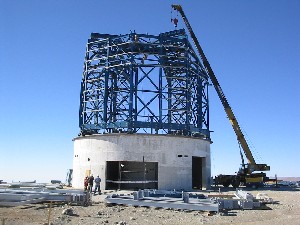 Enclosure with crane