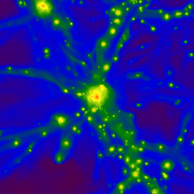 overdensity in
the cosmic web