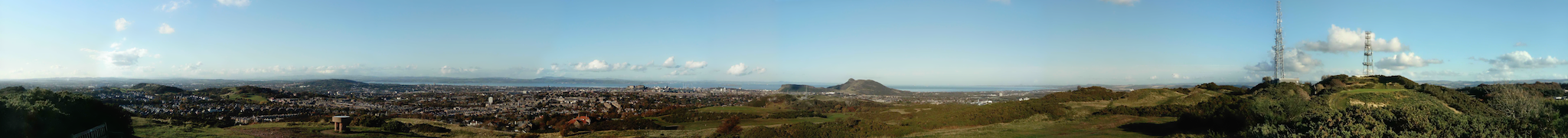 Edinburgh from Braid Hills