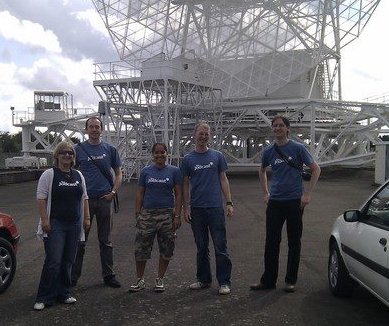 Libby et al. at the e-merlin Defford Telescope 