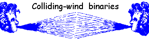 Colliding wind binary logo